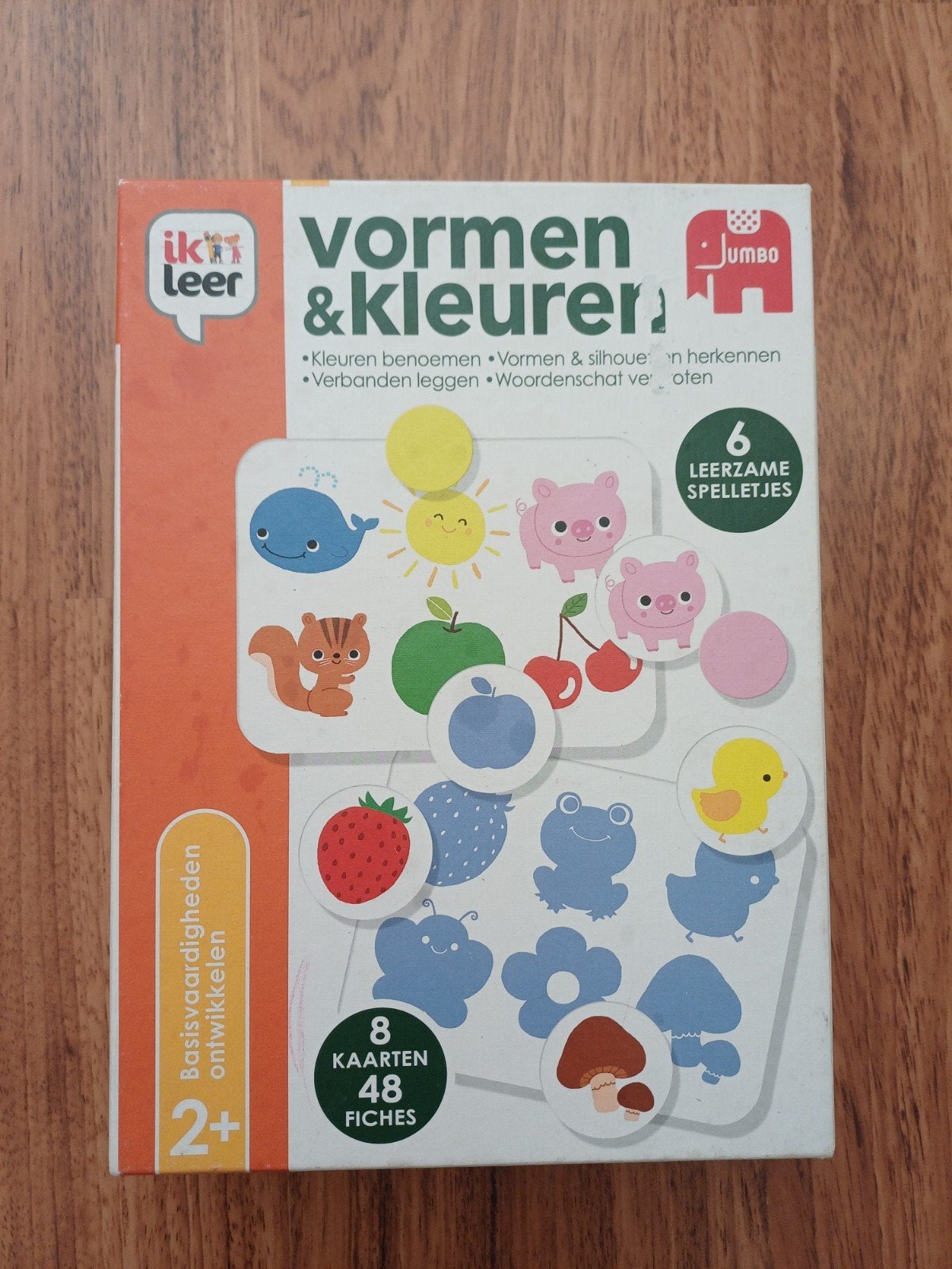 Jumbo Ik Leer Vormen & Kleuren Educatief Spel, Ophalen of Verzenden, Zo goed als nieuw, Taal en Lezen