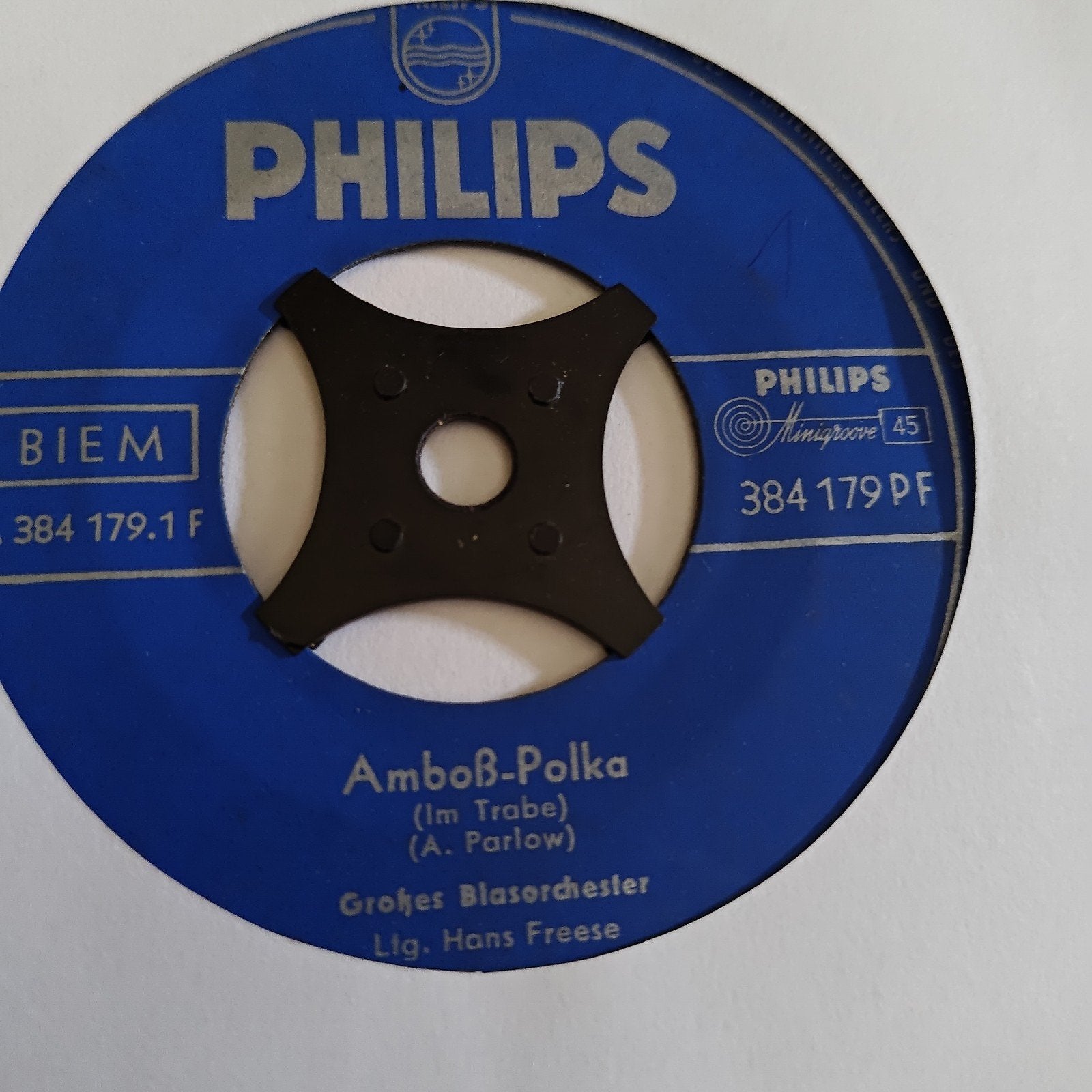Philips Minigroove 45 - Amboß-Polka (Im Trabe), Gebruikt, Overige genres, 7 inch, Ophalen of Verzenden