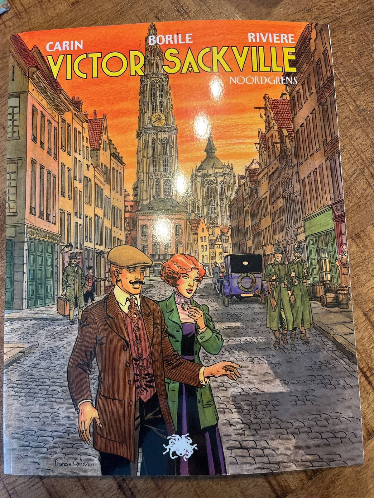 Victor Sackville: Noordgrens - Stripboek, Eén stripboek, Ophalen of Verzenden, Gelezen