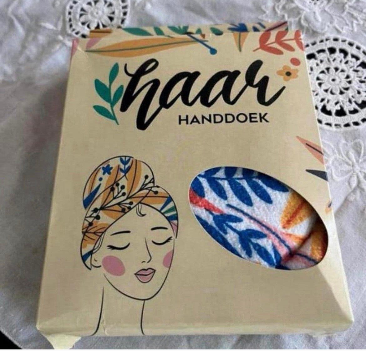 Haarhanddoek NIEUW EN/ OF Vintage Deken Bruin, Huis en Inrichting, Ophalen of Verzenden, Zo goed als nieuw