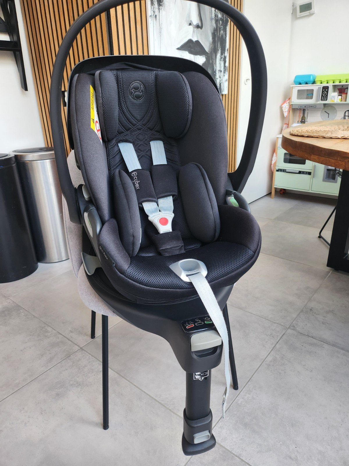Cybex cloud T i-size and base 360 + rain cover, Zo goed als nieuw, Isofix, 0 t/m 13 kg, Ophalen