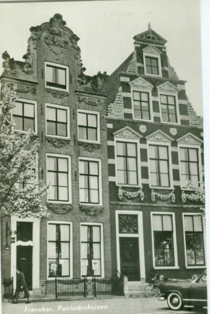 Franeker; Patriciërshuizen - gelopen., Verzenden, 1960 tot 1980, Ongelopen, Friesland
