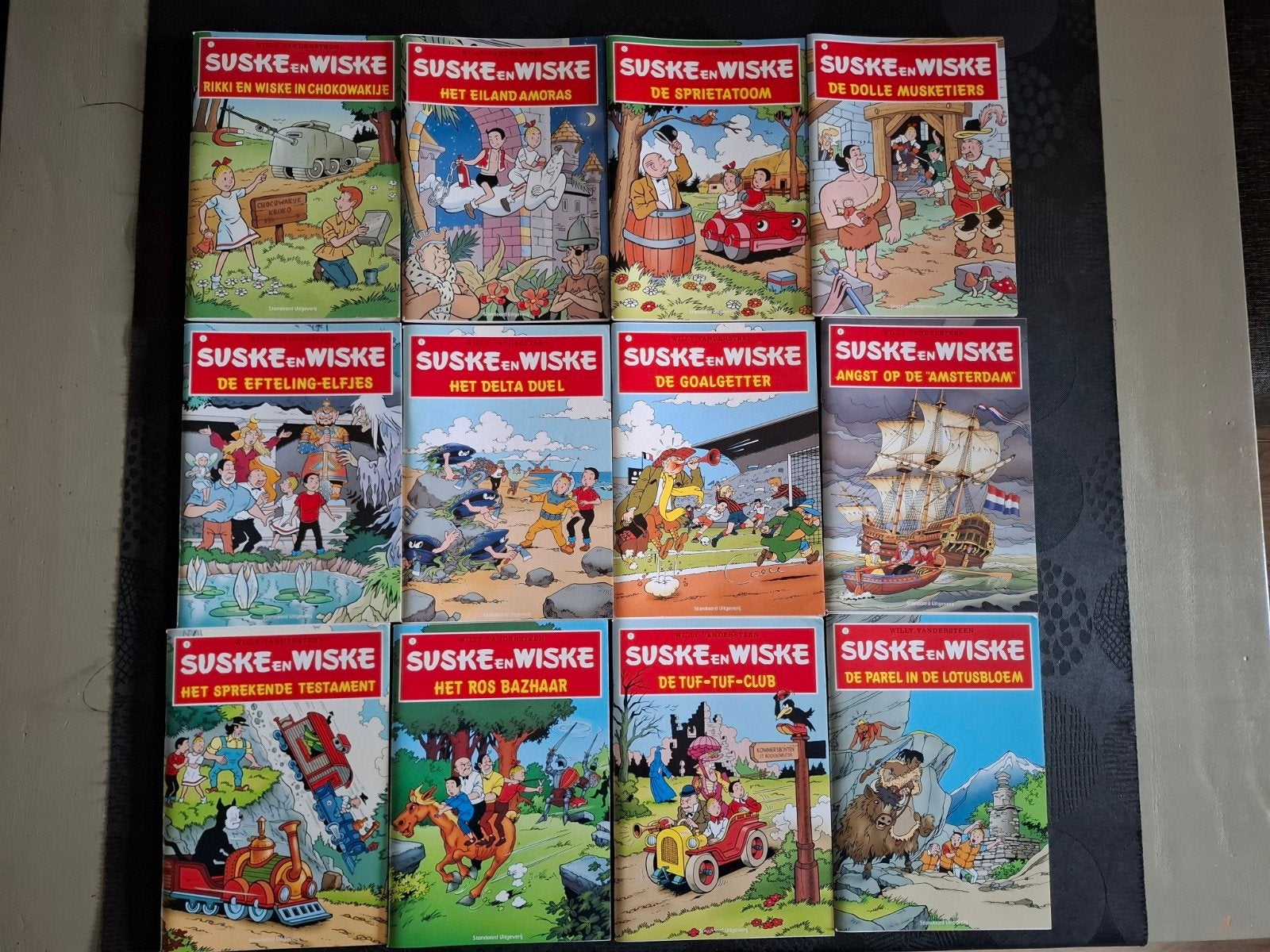 Unieke 12-delige Suske en Wiske serie - A5 formaat, Complete serie of reeks, Ophalen of Verzenden, Zo goed als nieuw