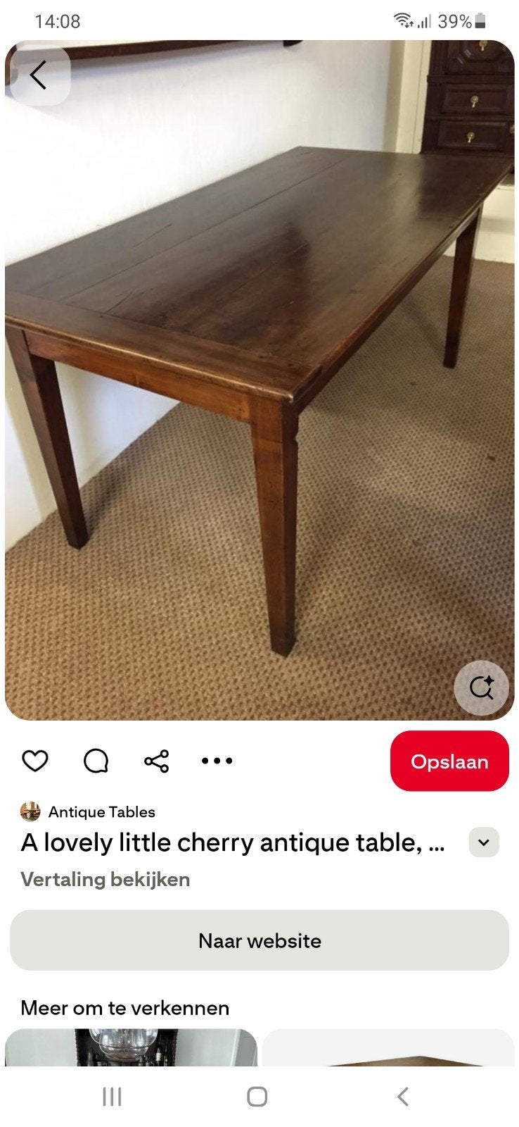 Gezocht massief eiken tafels, Ophalen, Rechthoekig, Eikenhout, 50 tot 100 cm