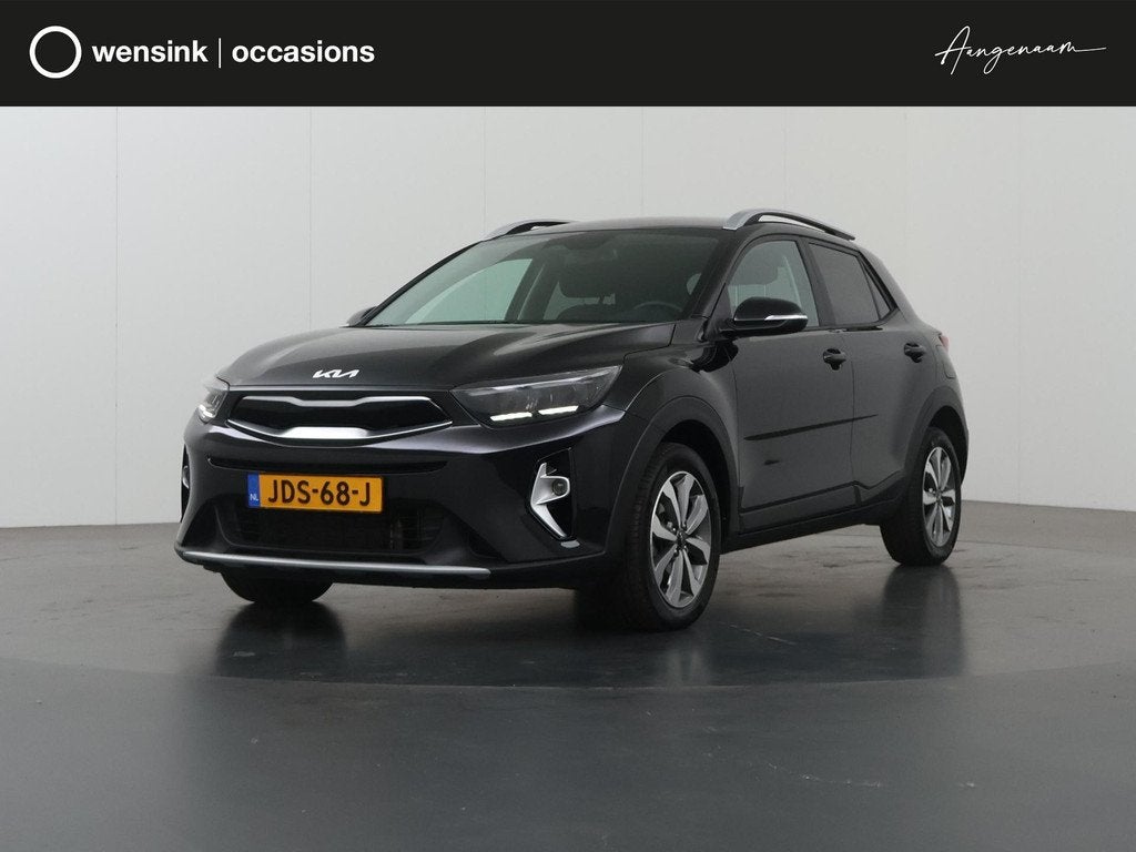 Kia Stonic 1.0 T-GDi MHEV DynamicPlusLine | Stoel/Stuurwielv, Auto's, Kia, Bedrijf, Te koop, Stonic, ABS, Achteruitrijcamera, Adaptieve lichten