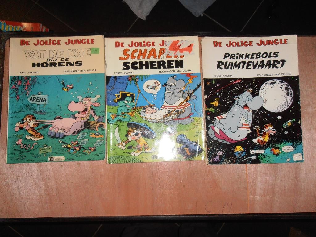 de jolige jungle strips, Meerdere stripboeken, Godard Ribera, Ophalen, Gelezen