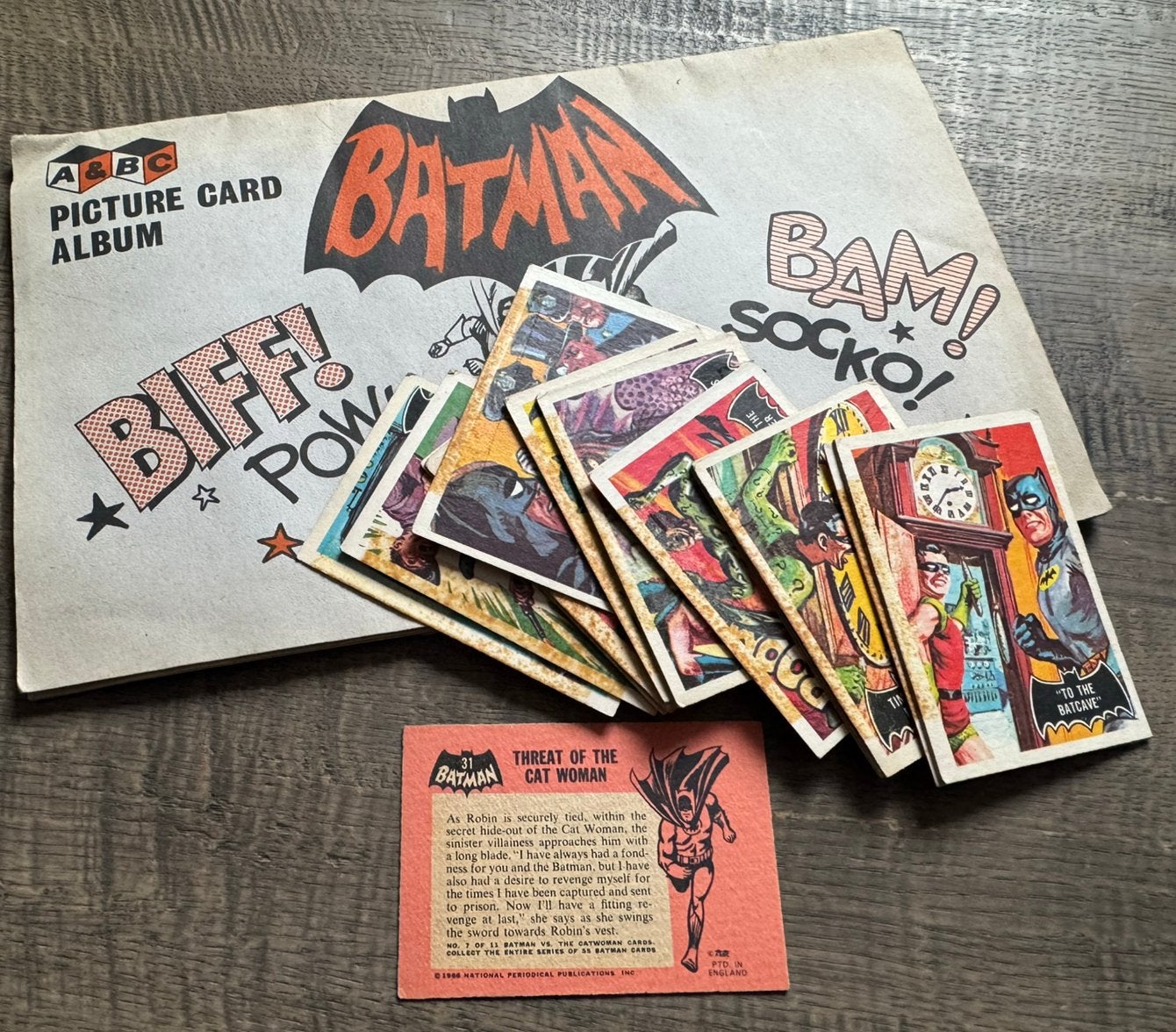 Batman Bazooks Bubble Gum 1966 plaatjes Album, Ophalen of Verzenden, Gebruikt