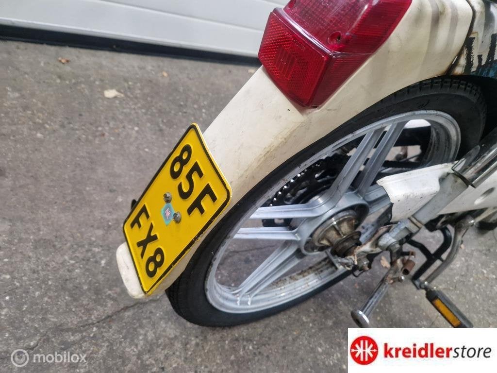 Puch Maxi P1 met geel bromfiets kenteken motor loopt, Puch, Gebruikt, Puch, Puch