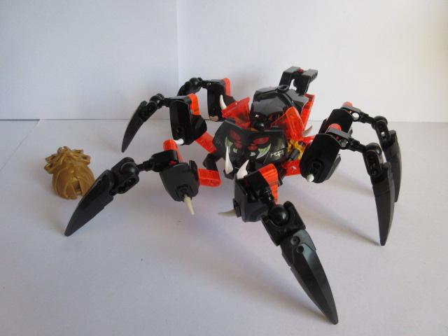 70790 Bionicle, Lord of Skull Spiders met bouwtekening, Bionicle, Lego, Compleet, Ophalen of Verzenden