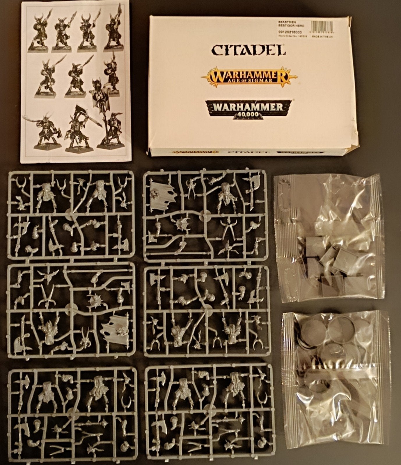 Warhammer: Beastmen - Bestigor Herd. NEW, Ophalen of Verzenden, Nieuw, Warhammer, Figuurtje(s)