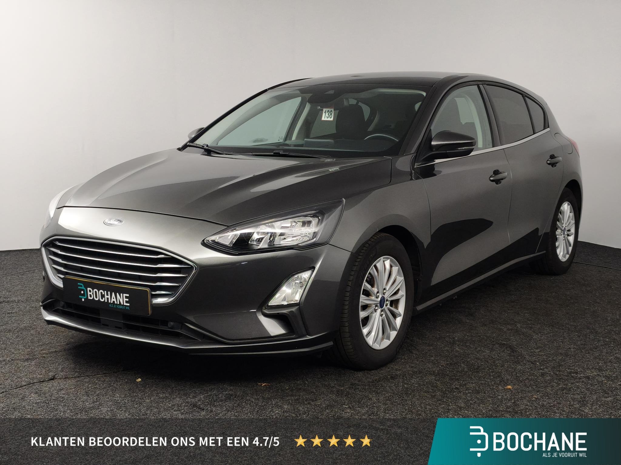 Ford Focus 1.0 EcoBoost Titanium 125PK | Panoramadak | Adapt, Gebruikt, Euro 6, Origineel Nederlands, 3 cilinders