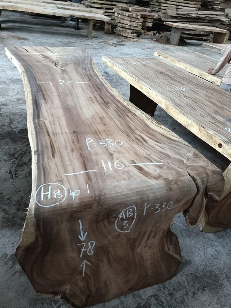 Watervaltafel suar 330 cm – 3,3 meter watervaltafel H8, Ophalen of Verzenden, Vijf personen of meer, Metaal, Rechthoekig