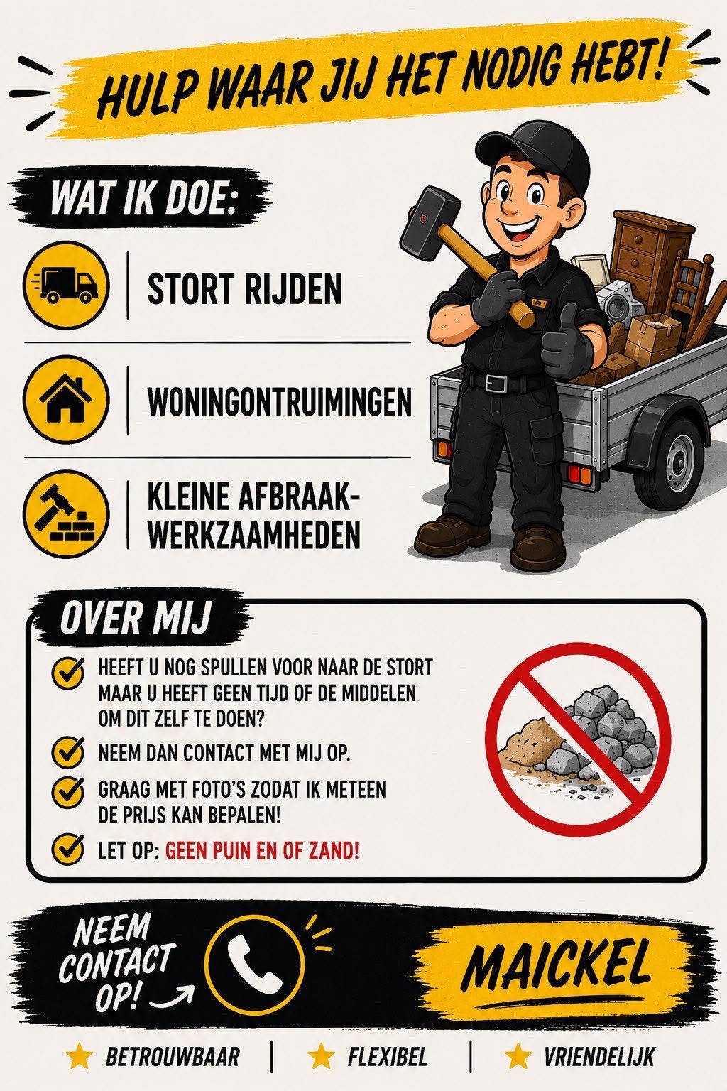 Stortrijder aangeboden, Ophalen of Verzenden, Gebruikt