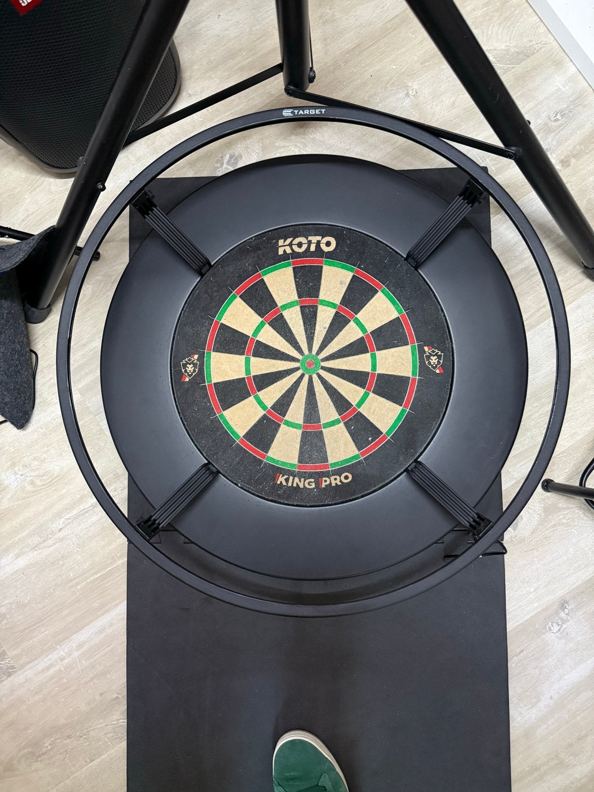 Target Corona Vision Verlichting, Ophalen, Zo goed als nieuw, Dartbord