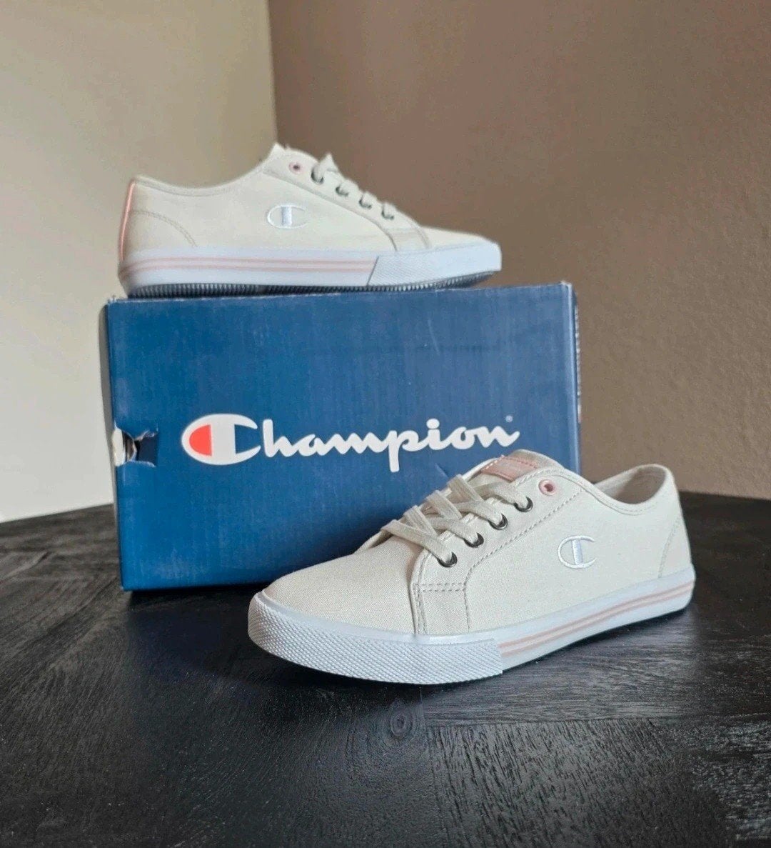 Champion Huntington Canvas  AS Low Junior sneakers ma, Verzenden, Wit, Nieuw, Sneakers of Gympen