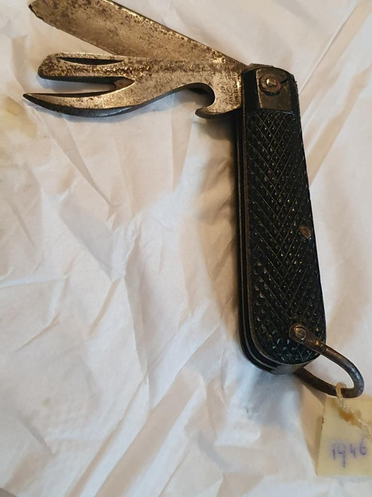 Vintage Militair Zakmes Taylor's Eye Witness Sheffield 1946, Ophalen of Verzenden