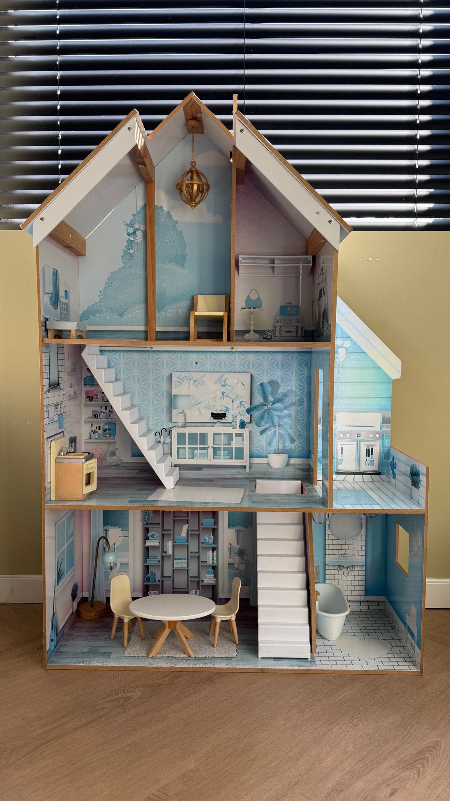 Kidkraft Poppenhuis met Meubeltjes, Ophalen, Gebruikt, Poppenhuis