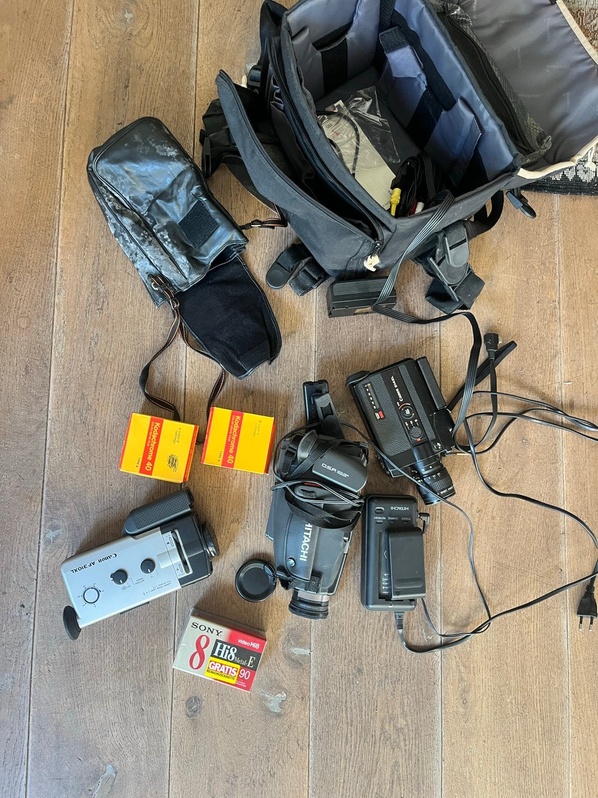 Vintage (video)Camera Collectie: Canon, Hitachi, Sony, Gebruikt, Canon, 20x of meer, Overige soorten