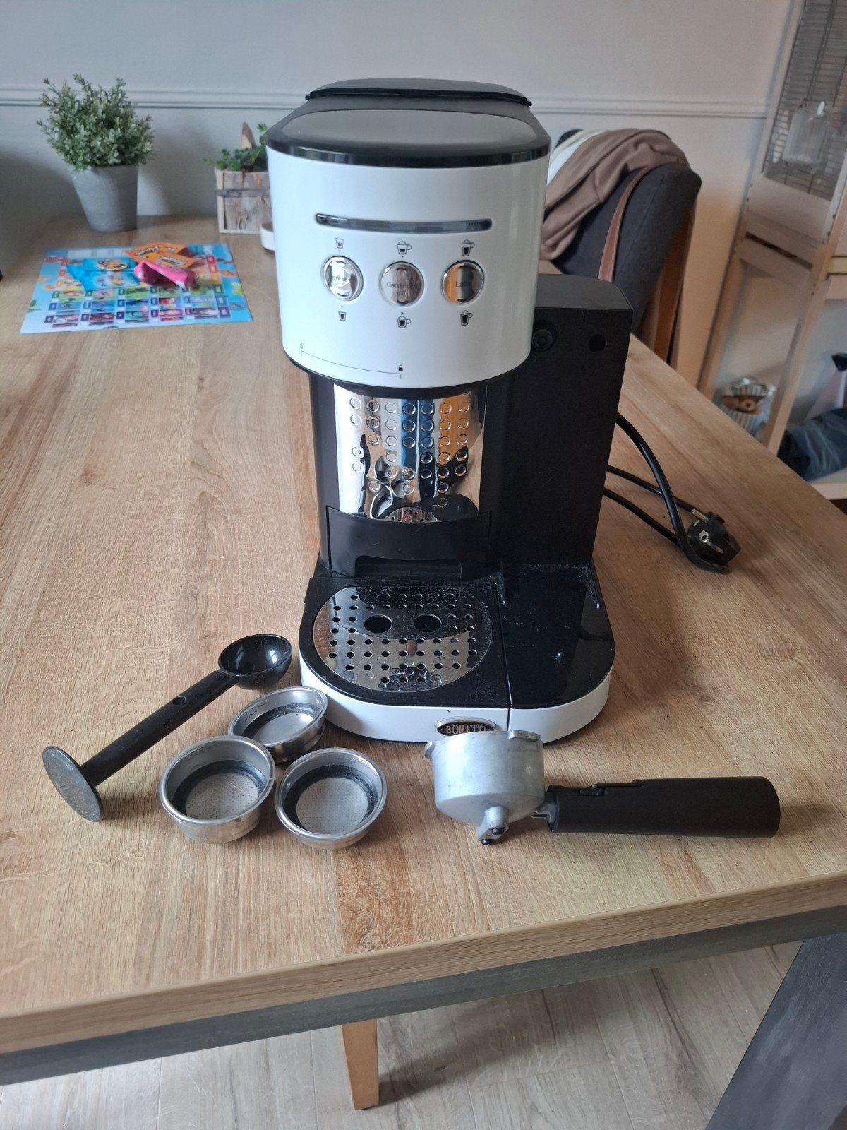 Boretti B402 Espressomachine, Ophalen, Gebruikt, Espresso apparaat, Gemalen koffie
