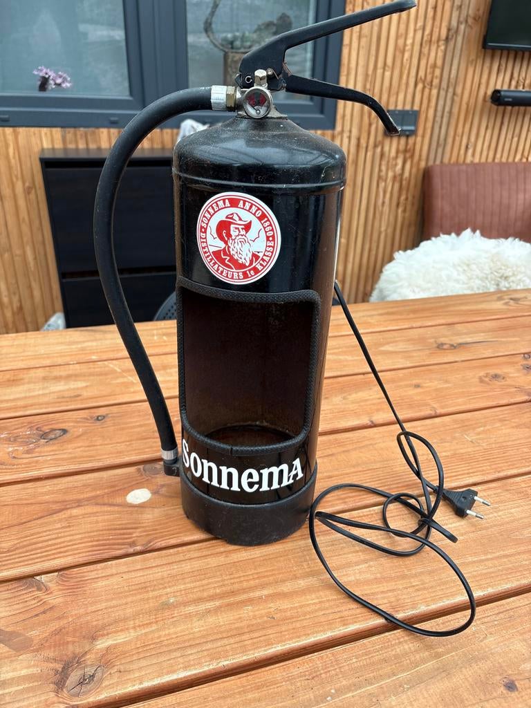 Brandblusser Sonnema met lamp, Huis en Inrichting, Lampen | Overige, Ophalen, Gebruikt
