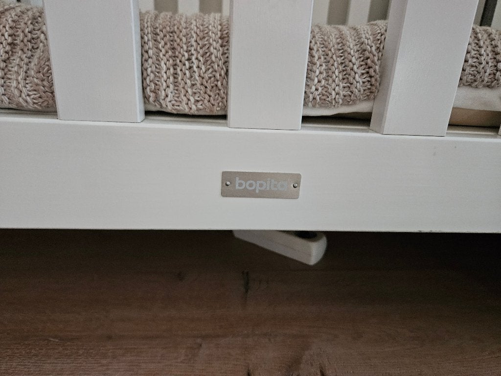 Bobita box - Witte box voor baby of peuter, Kinderen en Baby's, Boxen, Ophalen, Gebruikt, Rechthoekig, In hoogte verstelbaar