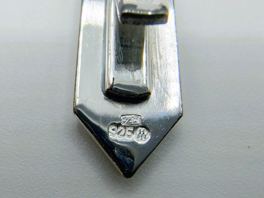Zilveren dasklem, Info@zilverwebsite.nl, Verzenden, Zo goed als nieuw, Zilverwebsite.nl