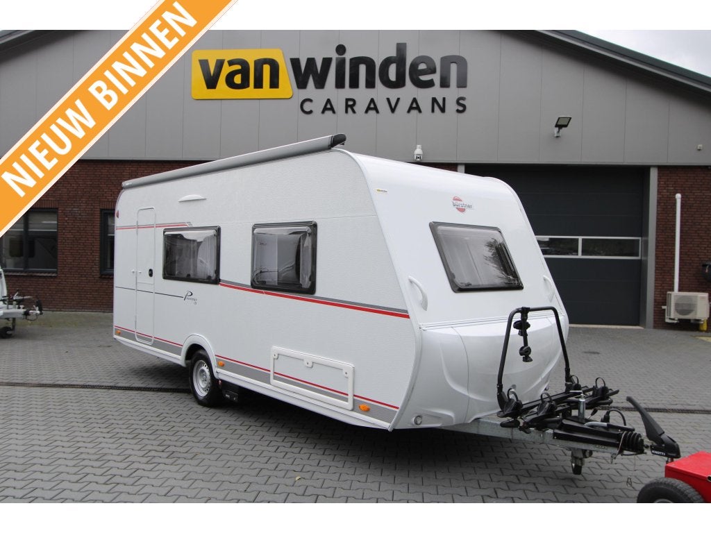 Bürstner Premio Life 480 TS Mover-ThuleLuifel-2023, Caravans en Kamperen, Tot en met 3, 5 tot 6 meter, Kachel, 1000 - 1250 kg