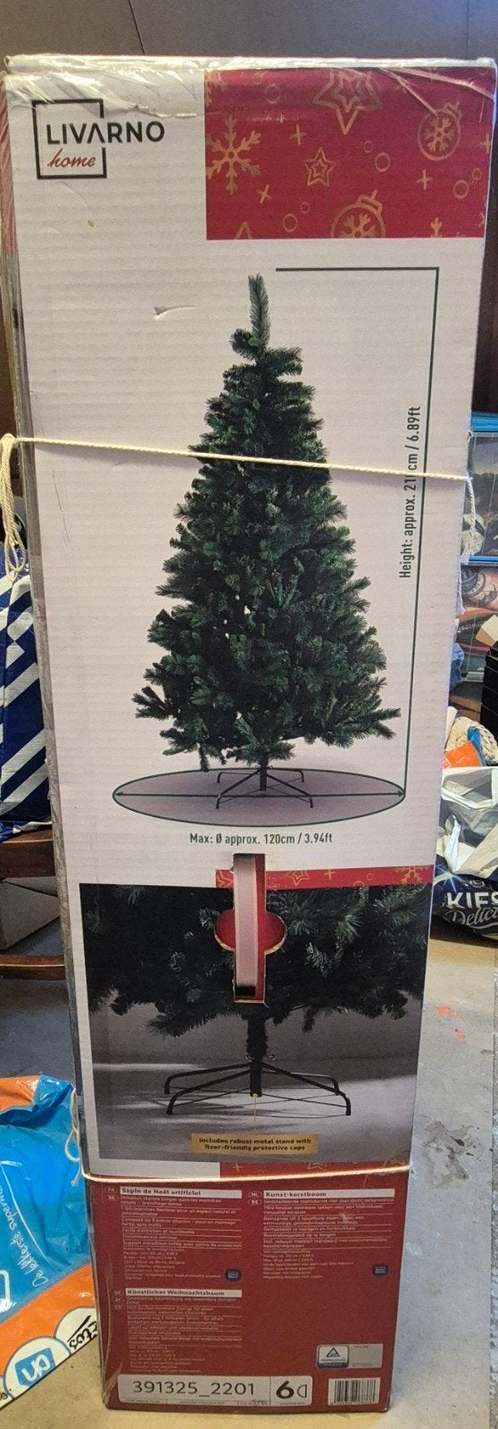 Kunstboom, kerstboom, Ophalen, Gebruikt