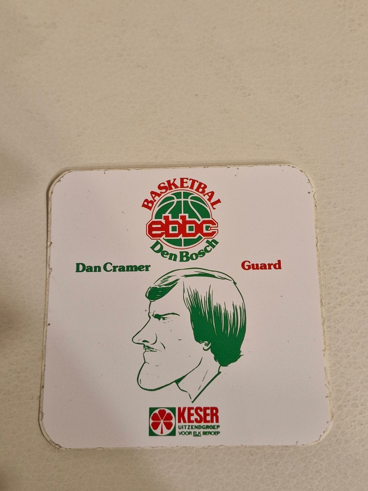 274 Vintage EBBC Den Bosch Basketball Stickers 9 x, Ophalen of Verzenden, Gebruikt