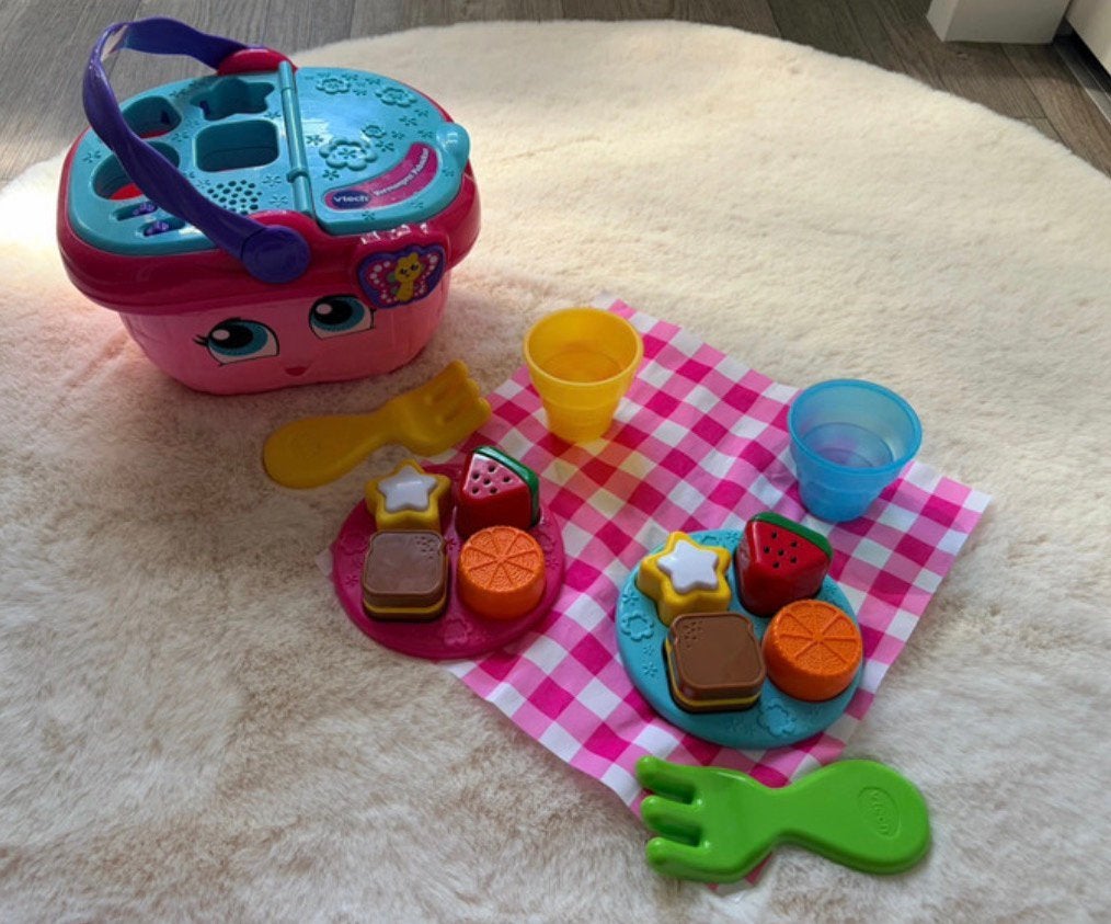 Vtech vormenpret picknickset, Kinderen en Baby's, Ophalen, Zo goed als nieuw, 6 maanden tot 2 jaar