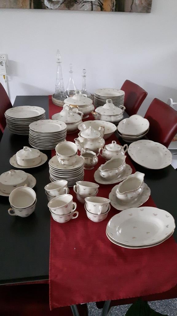 Chodziez 12 persoons ontbijt, lunch en diner servies, Antiek en Kunst, Ophalen of Verzenden