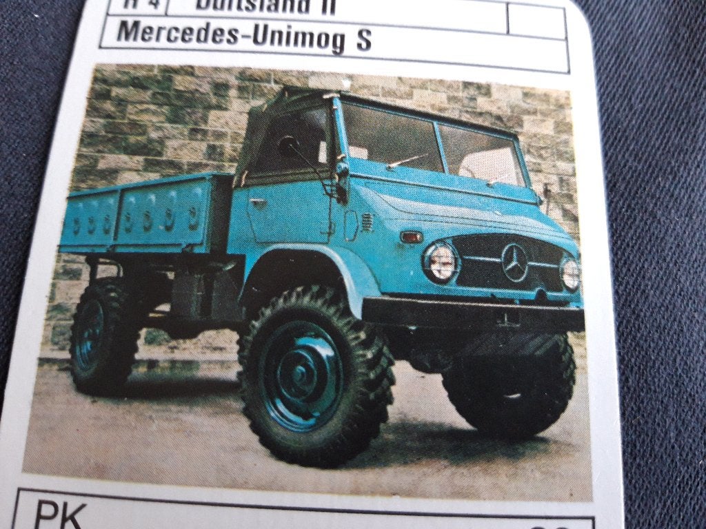 Mercedes-Benz 220 S Heckflosse - losse kwartetkaart, Ophalen of Verzenden, Zo goed als nieuw, Auto's