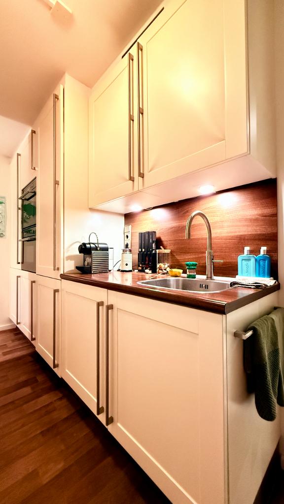 Volledige keuken te koop, Huis en Inrichting, Keuken | Complete keukens, Ophalen, Gebruikt, Enkelwandige keuken, Hout
