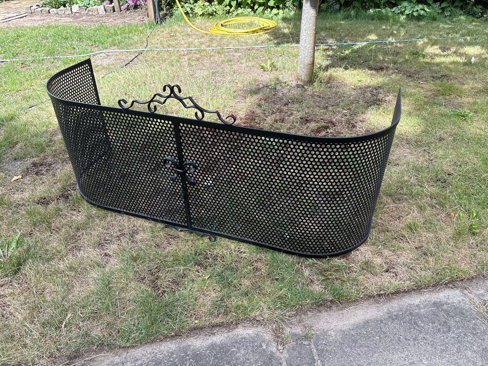 Kachelrek / Haardscherm - 145x50x55 cm - Bescherming, Ophalen, Gebruikt