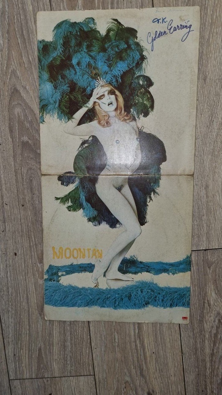 Golden Earring - Moontan LP (Gesigneerd), Gebruikt, Originele persing, Ophalen of Verzenden, 1970 - 1979