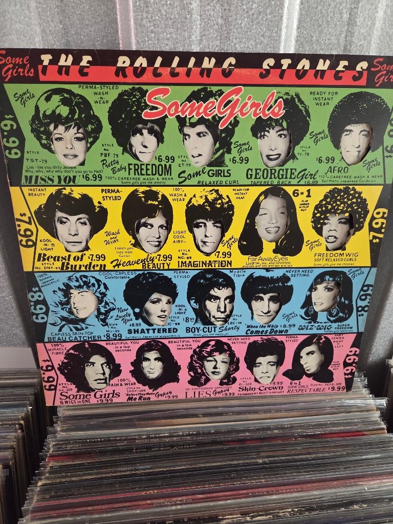Vinyl lp ROLLING STONES: SOME GIRLS, Cd's en Dvd's, Vinyl | Rock, Inclusief binnenhoes, Ophalen of Verzenden, Gebruikt, 12 inch