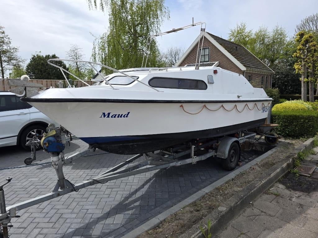 Shetland 570 kajuit vis console boot zeewaardig goedvarend, Ophalen, Gebruikt, Waterski's