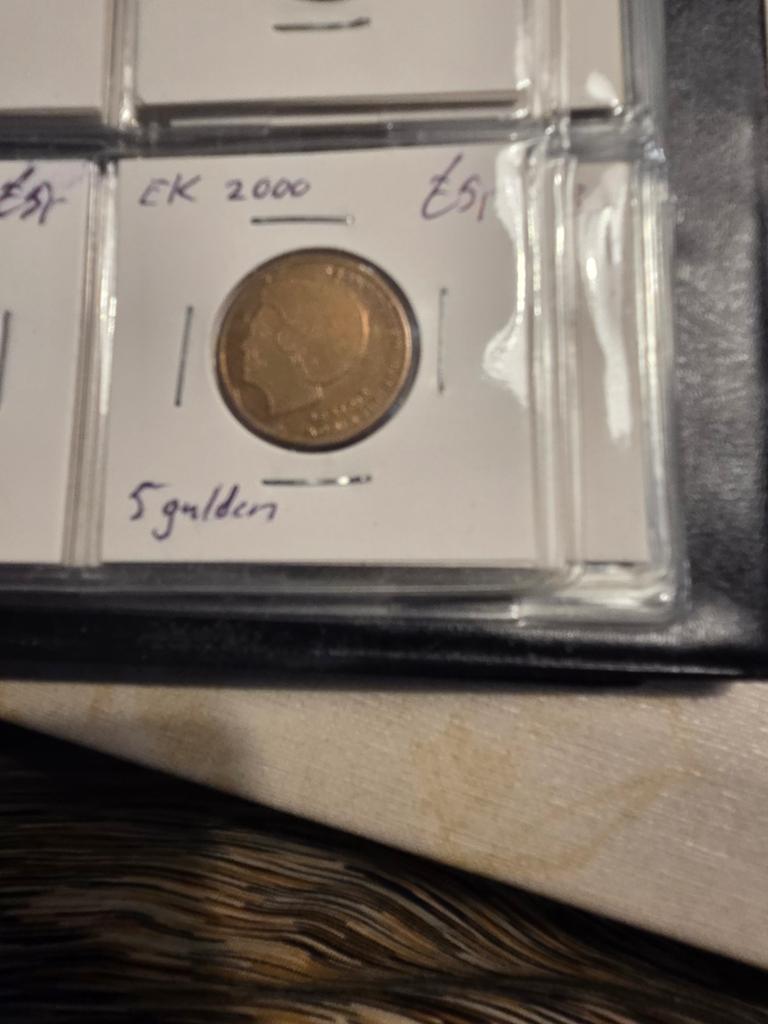 5 Gulden EK 2000 Munt Koningin Beatrix, Ophalen of Verzenden, Koningin Beatrix, 5 gulden, Losse munt