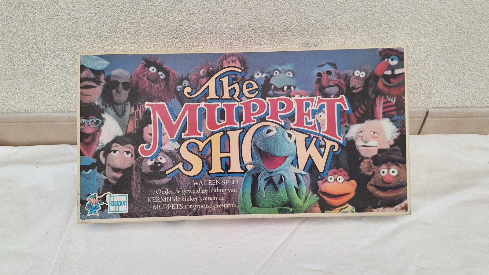 The Muppet Show Bordspel - Vintage Gezelschapsspel, Drie of vier spelers, Ophalen of Verzenden, Gebruikt, Clipper