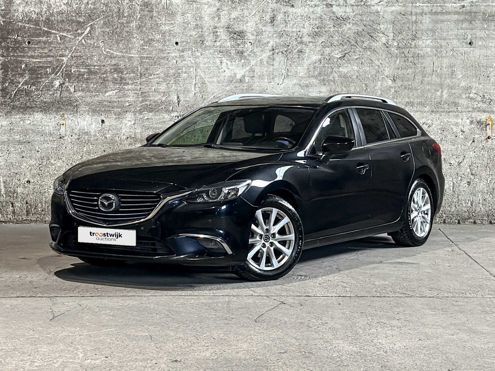 Mazda 6 Sportbreak 2.2D SkyActiv-D 150 Skylease GT 150pk 201, Auto's, 730 kg, Gebruikt, Euro 6, 4 cilinders