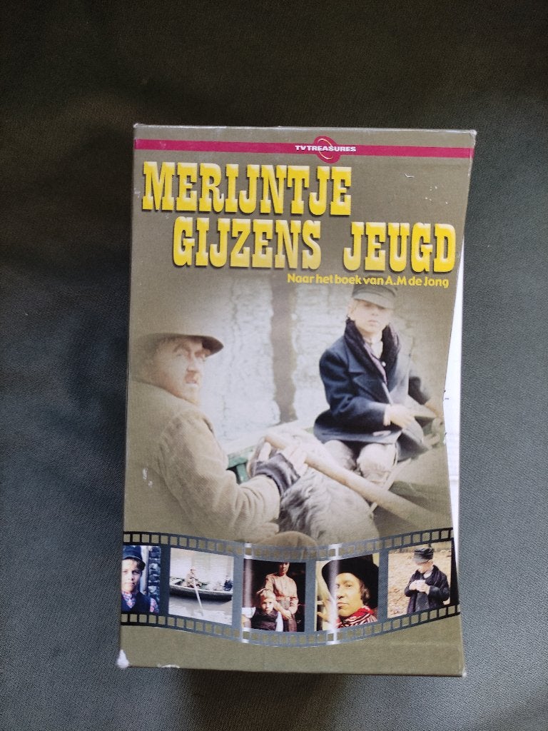 VHS box Merijntje Gijzens jeugd, Boxset, Gebruikt, Alle leeftijden, Overige typen