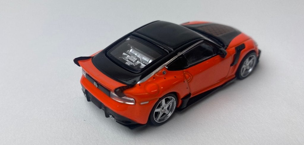Mini GT 1:64 Nissan Z Veilside FFZ400 Oranje 2024 LHD, -, Nieuw, Ophalen of Verzenden, -