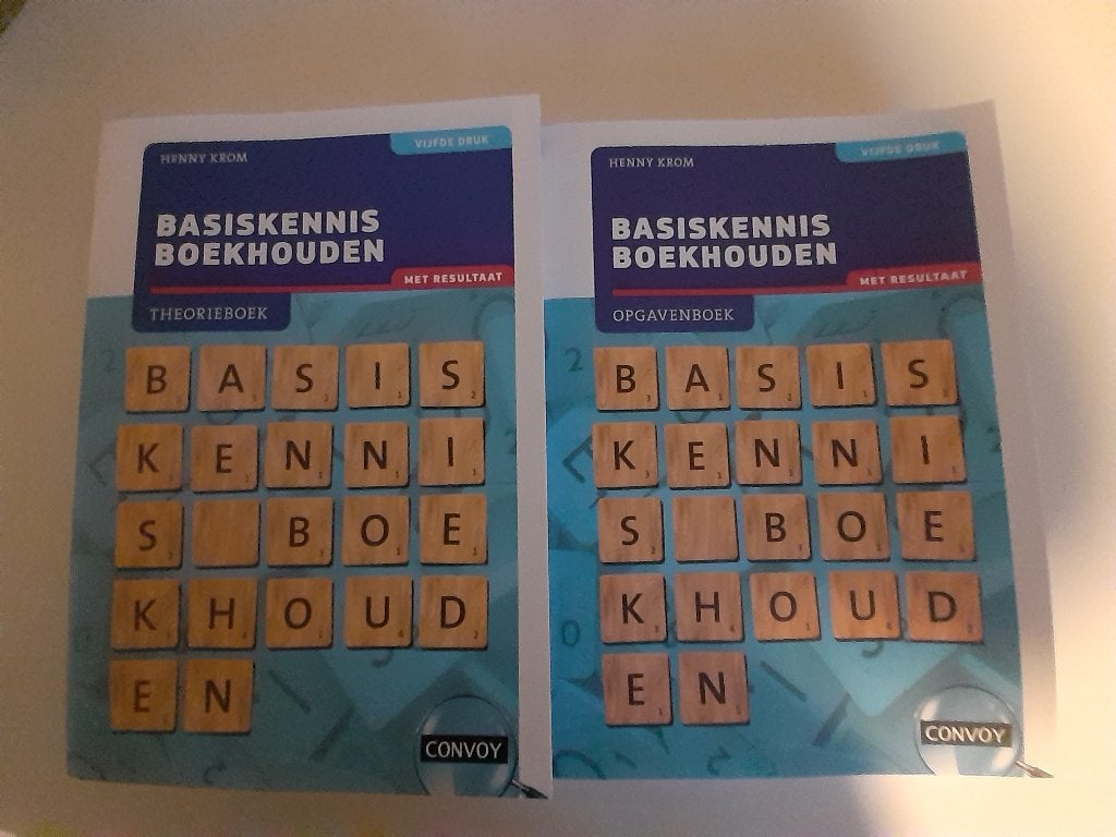 Basiskennis Boekhouden Vijfde druk, Boeken, Henny Krom, Verzenden, Zo goed als nieuw, MBO