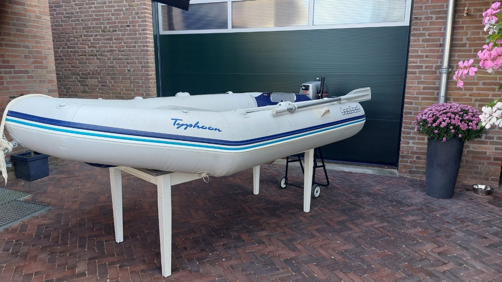 Bombard 348 rubberboot + Mariner 4pk 4 takt, Watersport en Boten, Gebruikt, Bombard, Hout, Ophalen