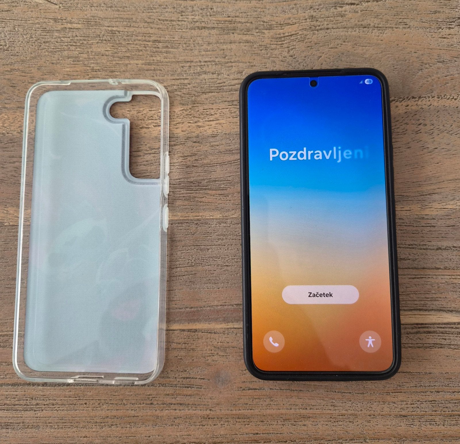 Samsung Galaxy S22 128GB Zwart met hoesje, Zwart, Touchscreen, Ophalen of Verzenden, Zo goed als nieuw
