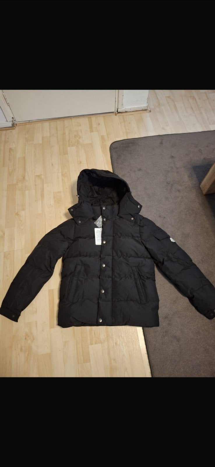moncler jas, Kleding | Heren, Jassen | Winter, Ophalen of Verzenden, Nieuw, Overige maten, Zwart