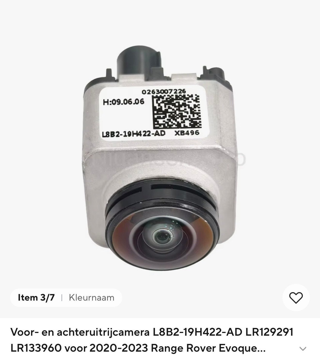 Camera L8B2-19H422-AD voor Range Rover Evoque, Ophalen of Verzenden, Nieuw, Land Rover