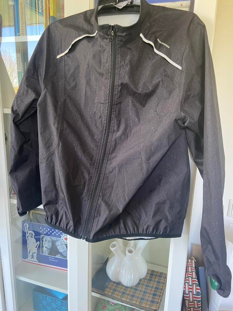 Decathlon fietsjack wind- en waterdicht met rits onderrug, Gebruikt, Heren, Ophalen of Verzenden, L