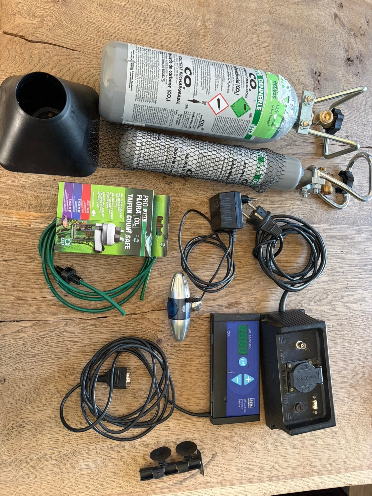 Dennerle evolution deluxe complete Co2 set, Ophalen of Verzenden, Zo goed als nieuw, CO₂-systeem, Dennerle