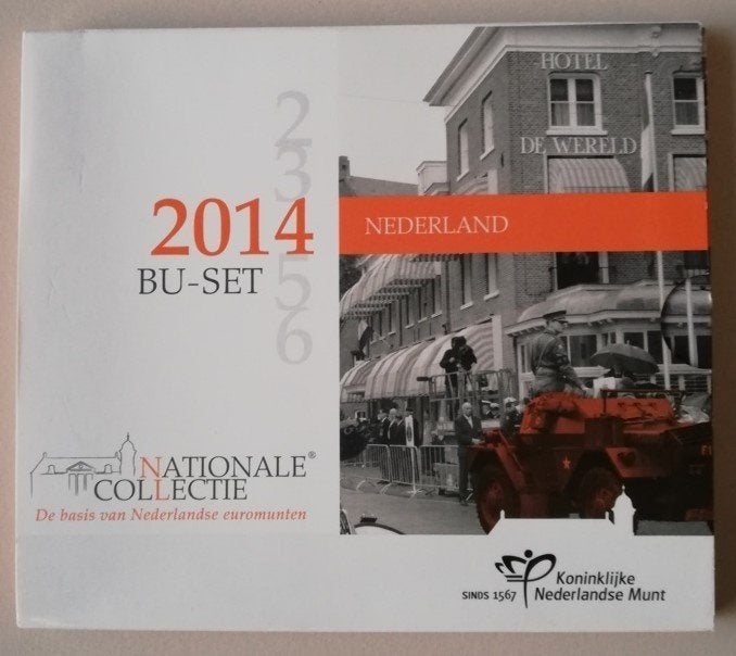 Jaarset Nederland 2014 BU, Ophalen of Verzenden, Koning Willem I, Euro's, Setje